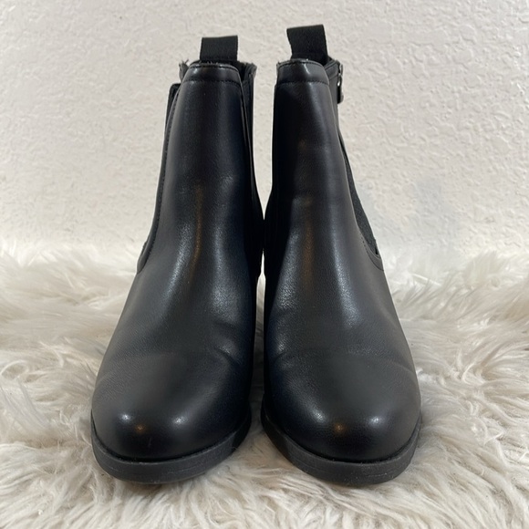 Blowfish Malibu Praline Wedge Vegan Booties Boots Black Size 9 NEW - Picture 4 of 16